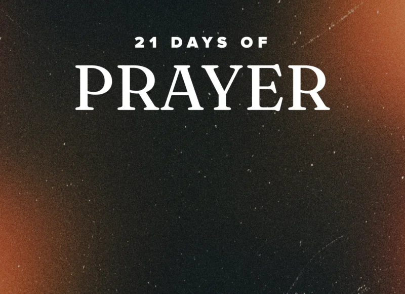 21 Days of Prayer sermon series graphic